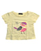 A Yellow Short Sleeve Tops from Seed in size 2T for girl. (Front View)
