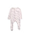 A White Onesies from Mothercare in size 6-12M for girl. (Front View)