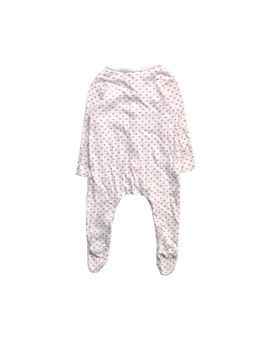 A White Onesies from Mothercare in size 6-12M for girl. (Back View)