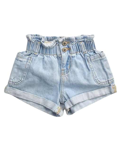 A Blue Shorts from Seed in size 3T for girl. (Front View)