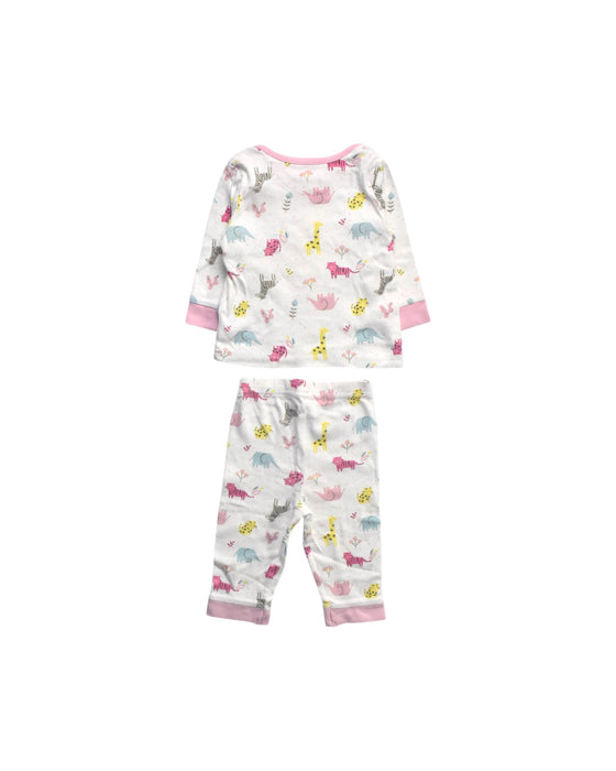 A Multicolour Pyjama Sets from Mothercare in size 3-6M for girl. (Back View)