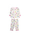 A Multicolour Pyjama Sets from Mothercare in size 3-6M for girl. (Back View)