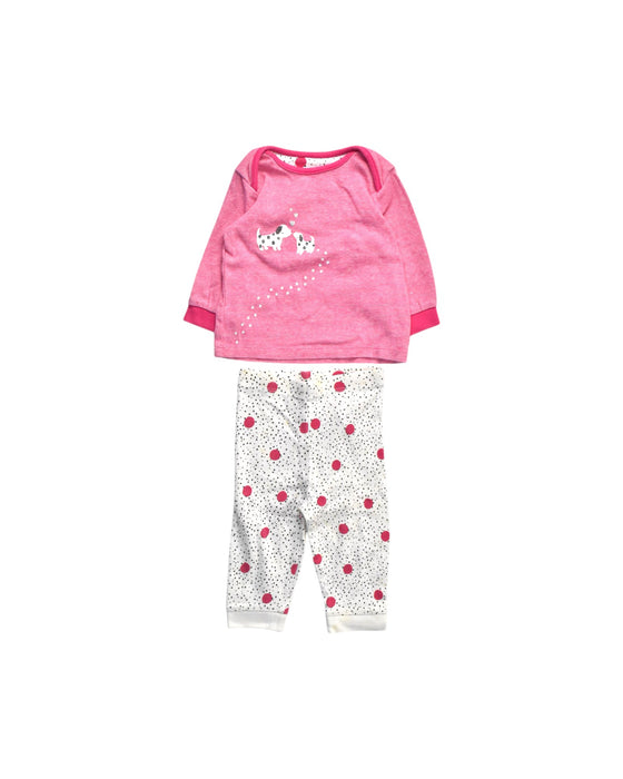 A Multicolour Pyjama Sets from Mothercare in size 3-6M for girl. (Front View)
