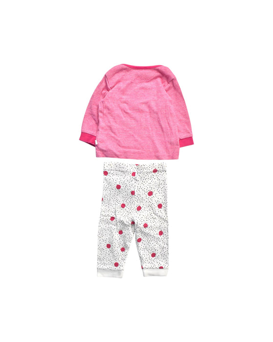 A Multicolour Pyjama Sets from Mothercare in size 3-6M for girl. (Back View)