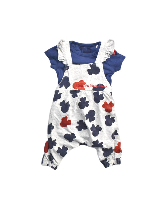 A Multicolour Overall Sets from Mothercare in size 0-3M for girl. (Front View)