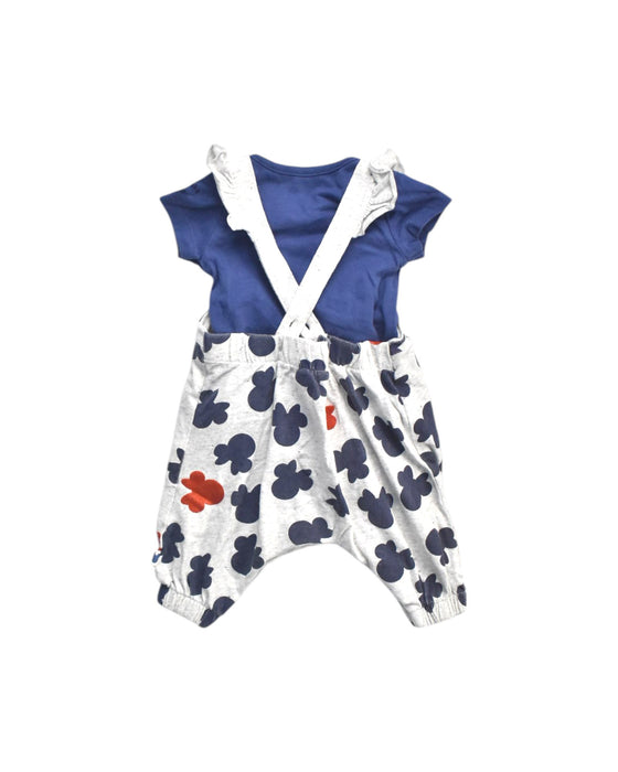 A Multicolour Overall Sets from Mothercare in size 0-3M for girl. (Back View)