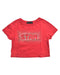A Red Short Sleeve Tops from Seed in size 2T for girl. (Front View)