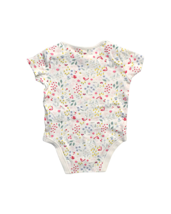 A Multicolour Short Sleeve Bodysuits from Mothercare in size 0-3M for girl. (Back View)