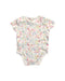 A Multicolour Short Sleeve Bodysuits from Mothercare in size 0-3M for girl. (Back View)