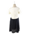 A Navy Short Sleeve Dresses from Seraphine in size S for maternity. (Back View)