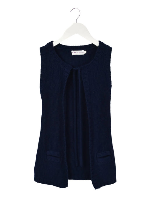 A Navy Cardigans from Little Mercerie in size 4T for girl. (Front View)