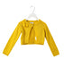A Yellow Cardigans from Monnalisa in size 5T for girl. (Front View)