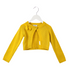 A Yellow Cardigans from Monnalisa in size 5T for girl. (Front View)