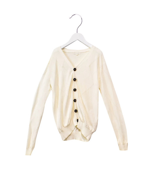 A White Cardigans from Nicholas & Bears in size 10Y for boy. (Front View)