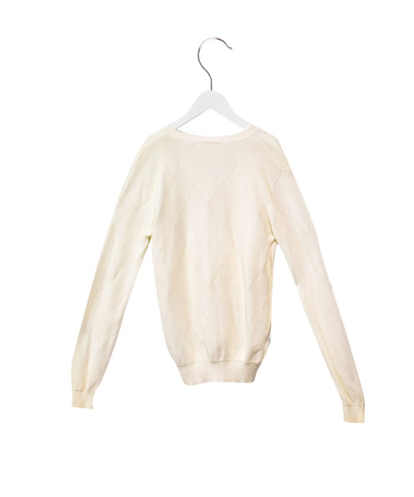 A White Cardigans from Nicholas & Bears in size 10Y for boy. (Back View)