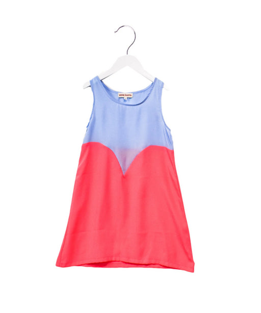 A Pink Sleeveless Dresses from Anne Kurris in size 8Y for girl. (Front View)