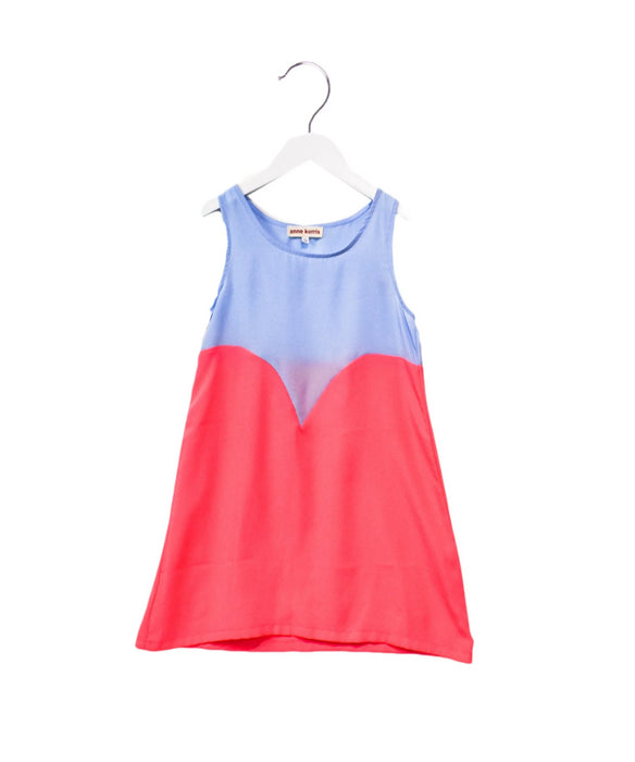 A Pink Sleeveless Dresses from Anne Kurris in size 8Y for girl. (Front View)