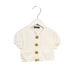 A White Cardigans from David Charles in size 6T for girl. (Front View)