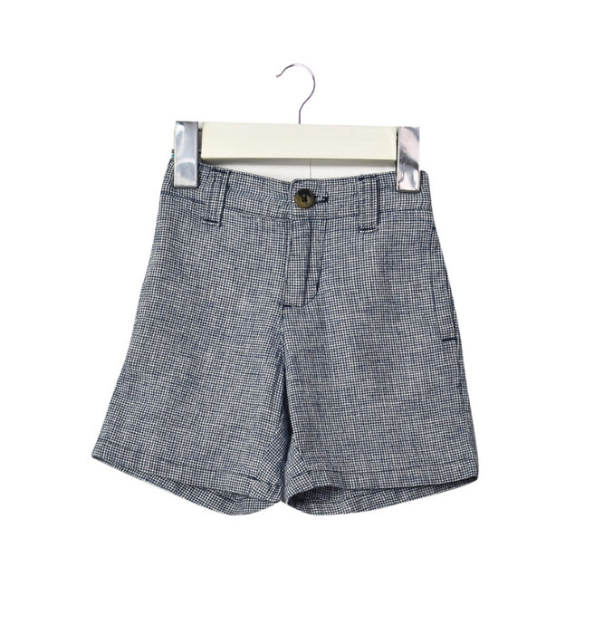 A Blue Shorts from Janie & Jack in size 3-6M for boy. (Front View)