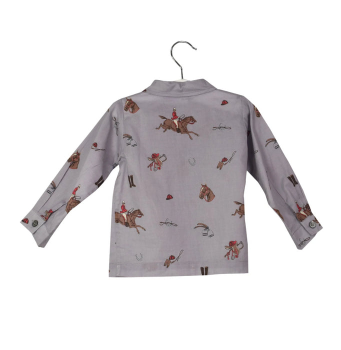 A Purple Shirts from Rachel Riley in size 3-6M for boy. (Front View)