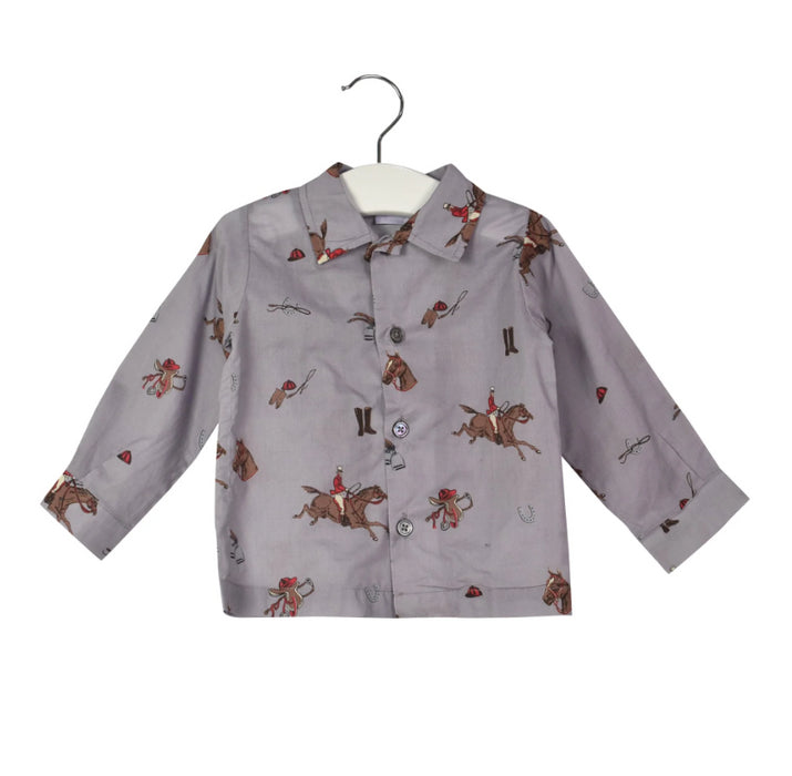 A Purple Shirts from Rachel Riley in size 3-6M for boy. (Back View)