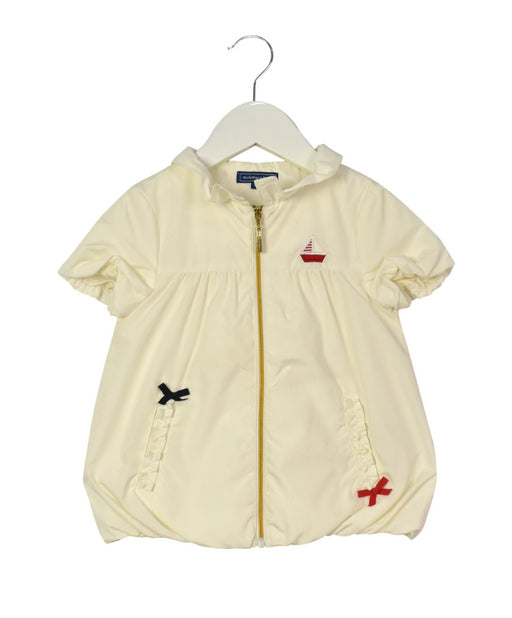 A White Short Sleeve Dresses from Nicholas & Bears in size 3T for girl. (Front View)