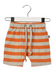 A Orange Shorts from Minti in size 3-6M for boy. (Front View)