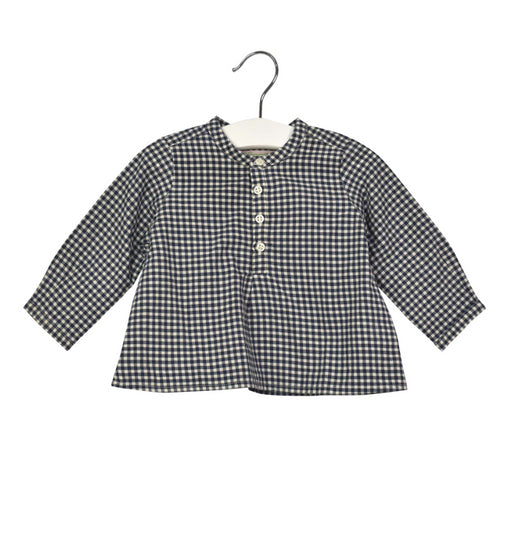 A Navy Long Sleeve Tops from Bonpoint in size 3-6M for neutral. (Front View)