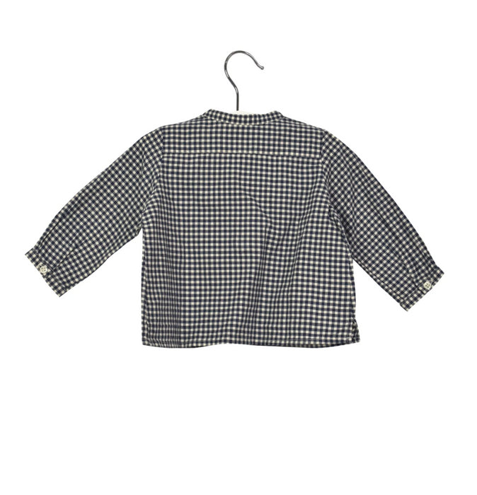 A Navy Long Sleeve Tops from Bonpoint in size 3-6M for neutral. (Back View)