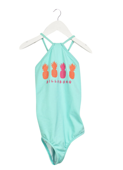 A Green Swimsuits from Billabong in size 2T for girl. (Front View)