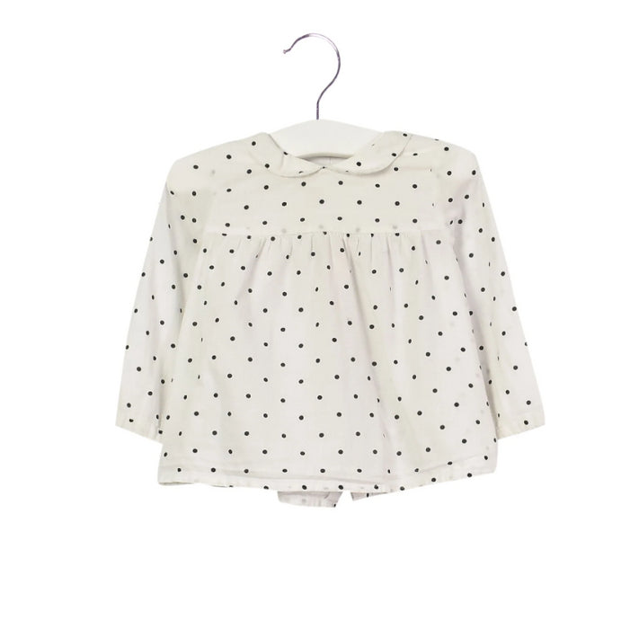 A White Long Sleeve Tops from Bonpoint in size 6-12M for girl. (Back View)