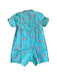 A Blue Short Sleeve Rompers from Elly in size 6-12M for boy. (Back View)