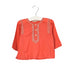 A Orange Long Sleeve Tops from Bonpoint in size 6-12M for girl. (Front View)