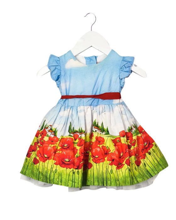A Multicolour Short Sleeve Dresses from Monnalisa in size 3-6M for girl. (Front View)