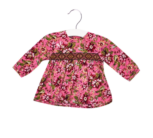 A Pink Long Sleeve Tops from Kenzo in size 3-6M for girl. (Front View)