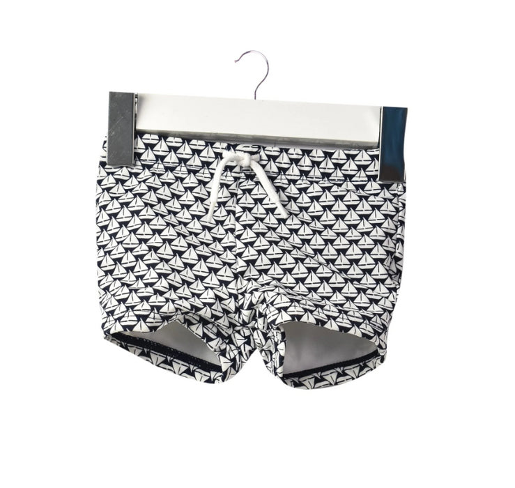 A Blue Swim Shorts from Janie & Jack in size 0-3M for boy. (Front View)