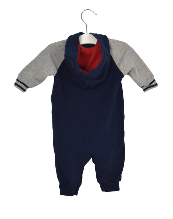 A Blue Long Sleeve Jumpsuits from Ralph Lauren in size 0-3M for boy. (Back View)