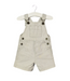 A Beige Overall Shorts from Petit Bateau in size 0-3M for boy. (Front View)