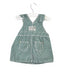 A Green Overall Dresses from Petit Bateau in size 3-6M for girl. (Back View)