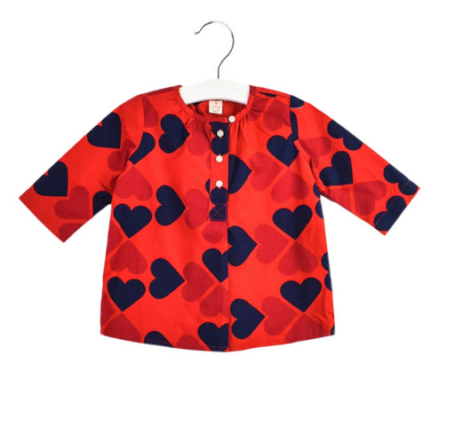 A Red Dress Sets from Crewcuts in size 6-12M for girl. (Front View)