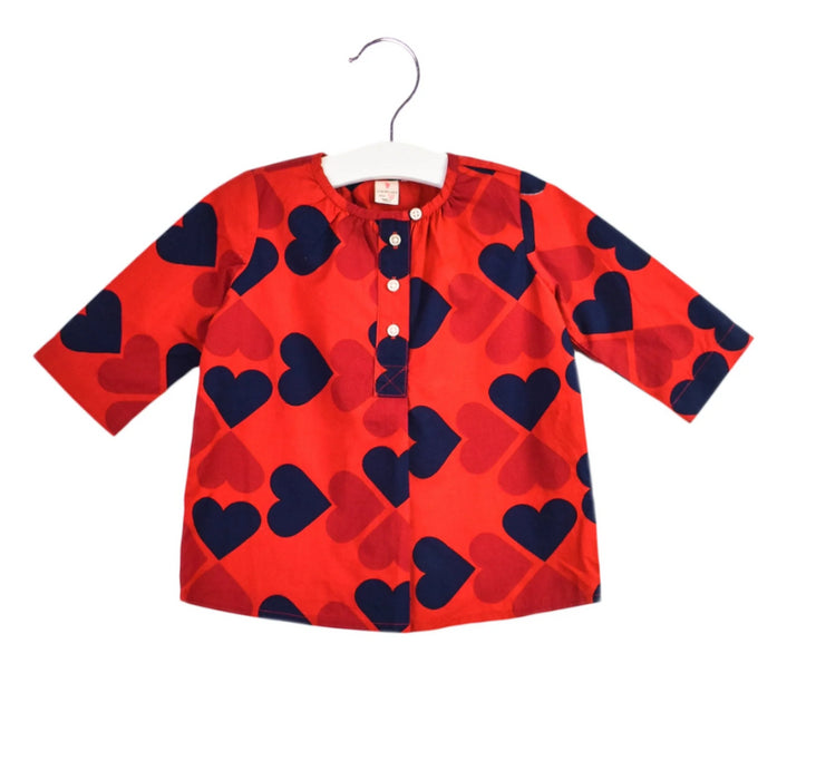 A Red Dress Sets from Crewcuts in size 6-12M for girl. (Front View)