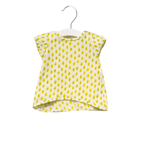 A Yellow Shorts Sets from Kidsagogo in size 3-6M for girl. (Front View)