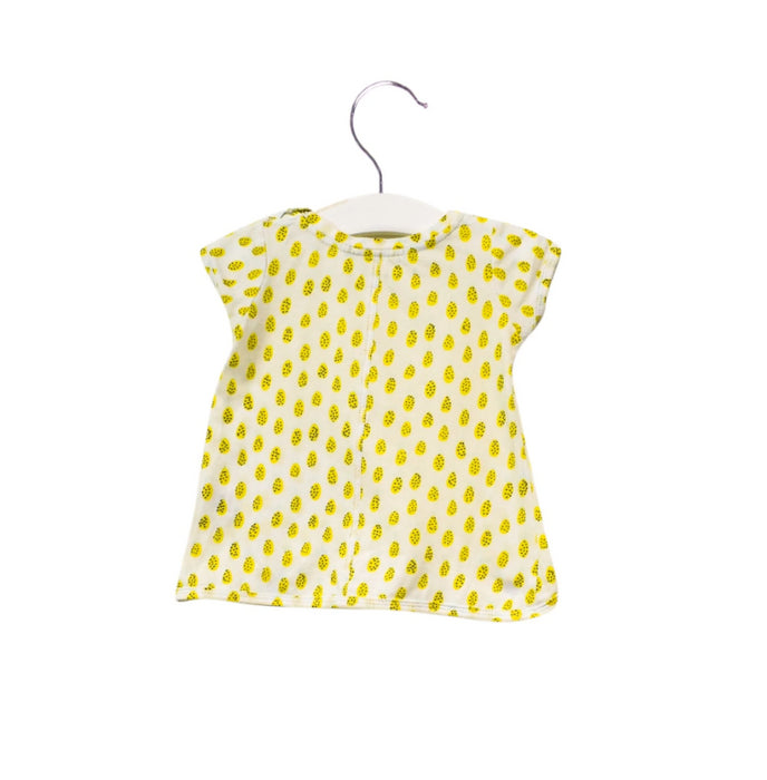A Yellow Shorts Sets from Kidsagogo in size 3-6M for girl. (Back View)