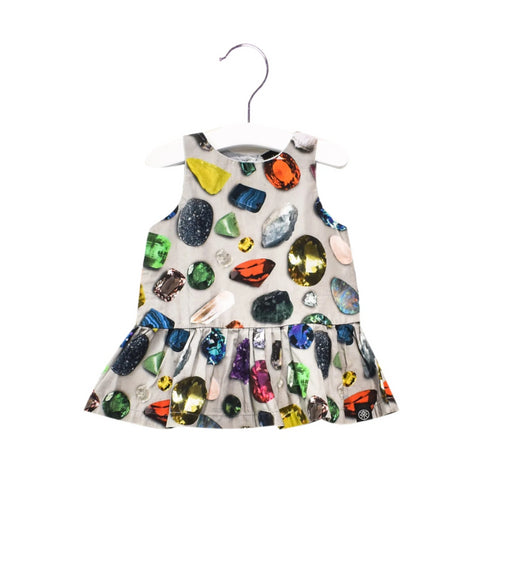 A Multicolour Sleeveless Dresses from Molo in size 3-6M for girl. (Front View)