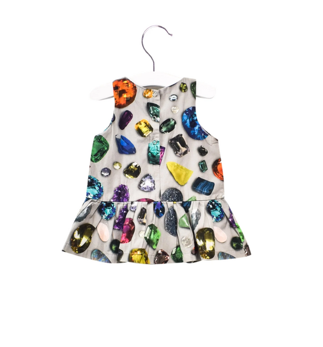 A Multicolour Sleeveless Dresses from Molo in size 3-6M for girl. (Back View)