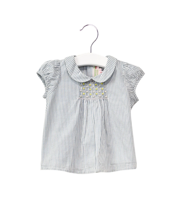A Multicolour Short Sleeve Tops from Bonpoint in size 3-6M for girl. (Front View)