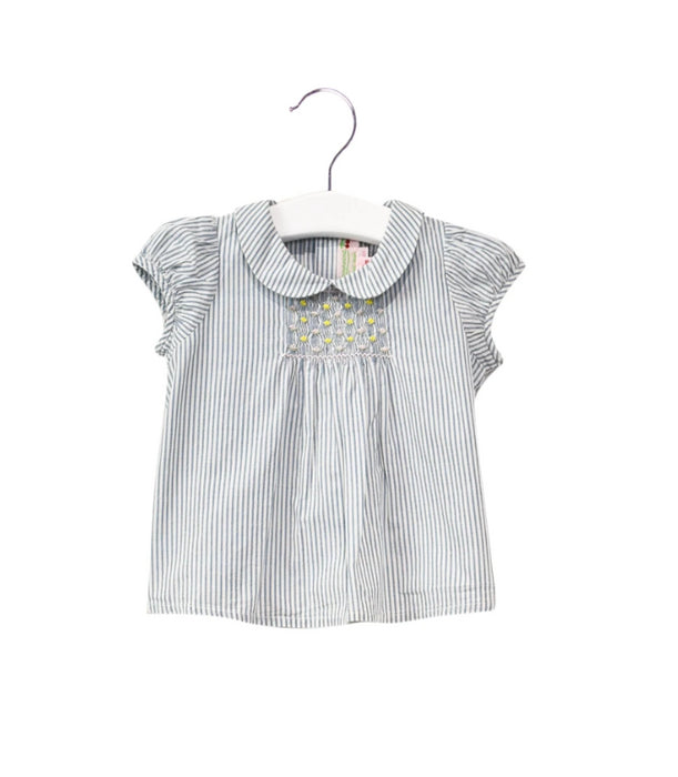 A Multicolour Short Sleeve Tops from Bonpoint in size 3-6M for girl. (Front View)