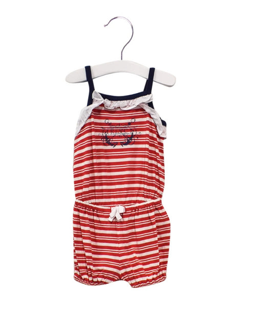 A Red Rompers from Ralph Lauren in size 3-6M for girl. (Front View)