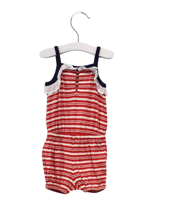 A Red Rompers from Ralph Lauren in size 3-6M for girl. (Back View)