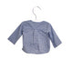 A Blue Long Sleeve Tops from Jacadi in size 3-6M for girl. (Back View)